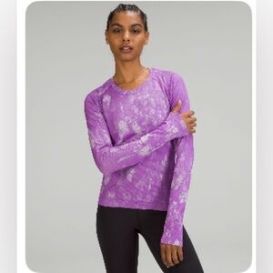 Lululemon Swiftly Tech Long Sleeve Shirt
*Race Length
Gorgeous Lavender
Size 10